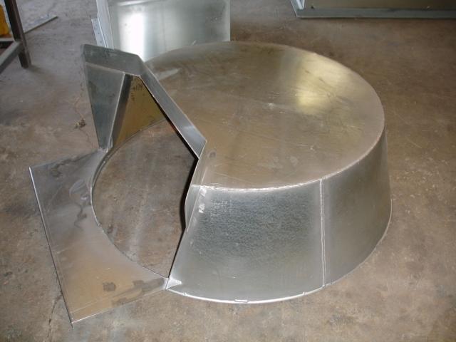 Galvanized round fitting