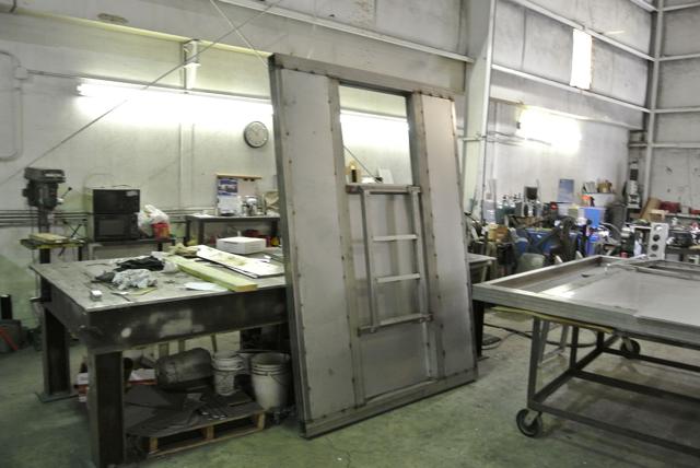 Industrial fabrication bay