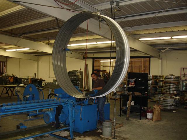 Large-diameter ring fabrication