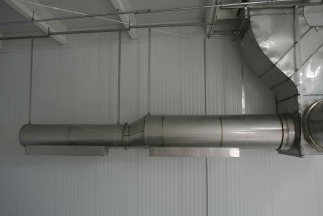 Exposed spiral duct