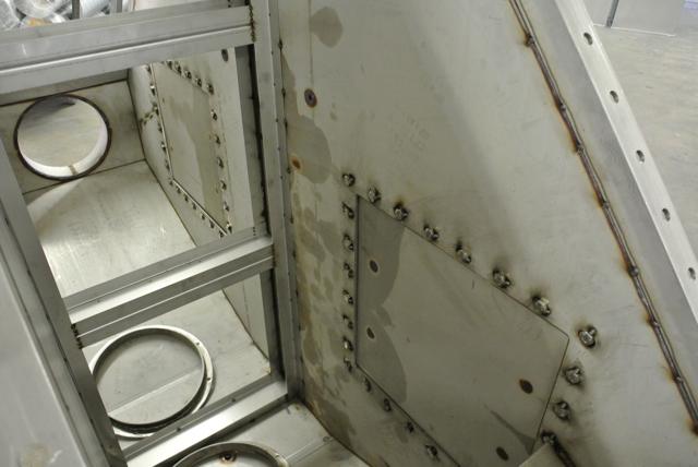 Stainless housing interior